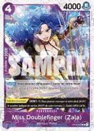 Carte One Piece Miss Doublefinger (Zala) OP05-073 UC JOLLY ROGER FOIL PRB01