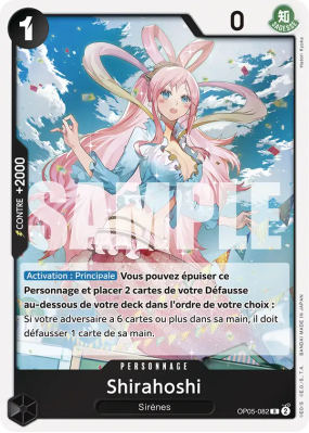 Carte One Piece Shirahoshi OP05-082 R PRB01