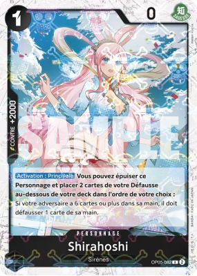 Carte One Piece Shirahoshi OP05-082 R JOLLY ROGER FOIL PRB01