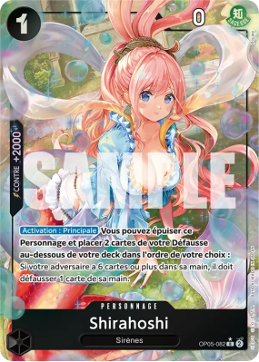 Carte One Piece Shirahoshi OP05-082 R ALT ART 2 PRB01