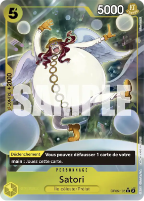 Carte One Piece Satori OP05-105 R ALT ART PRB01