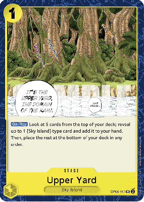 Carte One Piece Upper Yard OP05-117 UC PRB01
