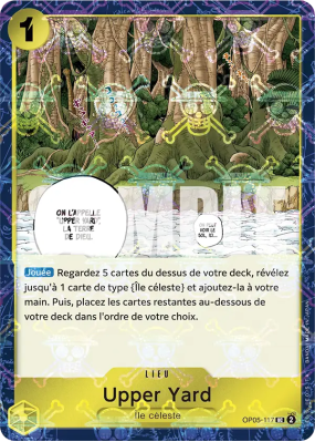 Carte One Piece Upper Yard OP05-117 UC JOLLY ROGER FOIL PRB01