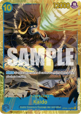 Carte One Piece Kaido OP05-118 SEC PRB01