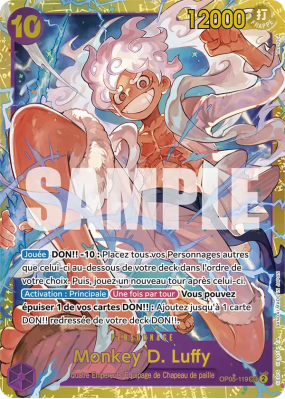 Carte One Piece Monkey D. Luffy OP05-119 SEC PRB01