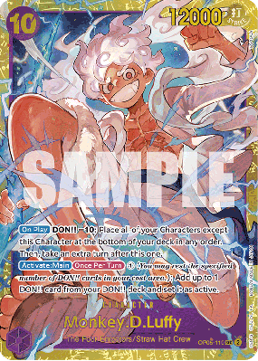 Carte One Piece Monkey D. Luffy OP05-119 SEC PRB01