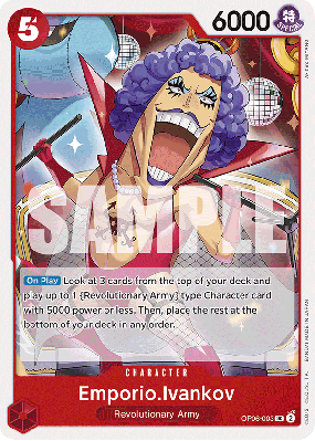Carte One Piece Emporio Ivankov OP06-003 UC PRB01