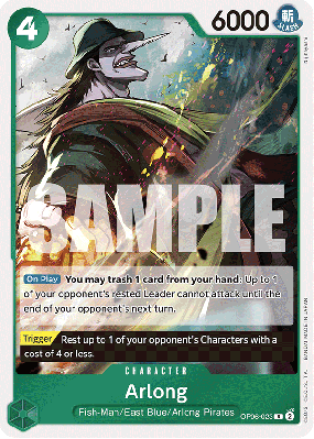 Carte One Piece Arlong OP06-023 R PRB01