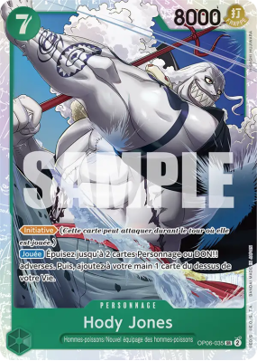 Carte One Piece Hody Jones OP06-035 SR PRB01