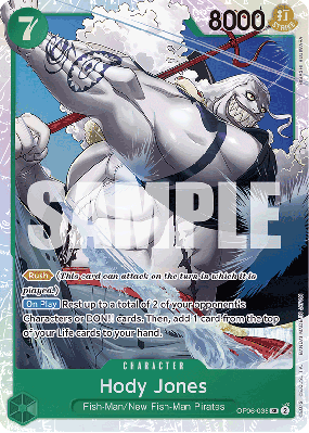 Carte One Piece Hody Jones OP06-035 SR PRB01