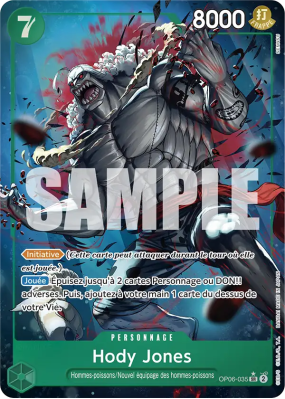 Carte One Piece Hody Jones OP06-035 SR ALT ART PRB01