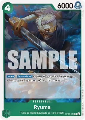 Carte One Piece Ryuma OP06-036 R PRB01