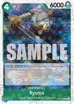 Carte One Piece Ryuma OP06-036 R JOLLY ROGER FOIL PRB01