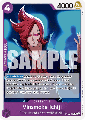 Carte One Piece Ichiji Vinsmoke OP06-060 C PRB01