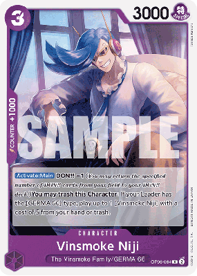 Carte One Piece Niji Vinsmoke OP06-064 C PRB01