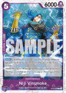 Carte One Piece Niji Vinsmoke OP06-065 R JOLLY ROGER FOIL PRB01