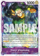Carte One Piece Yonji Vinsmoke OP06-067 R JOLLY ROGER FOIL PRB01