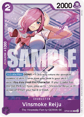 Carte One Piece Reiju Vinsmoke OP06-068 C PRB01