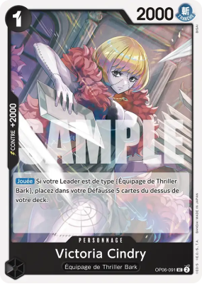 Carte One Piece Victoria Cindry OP06-091 UC PRB01