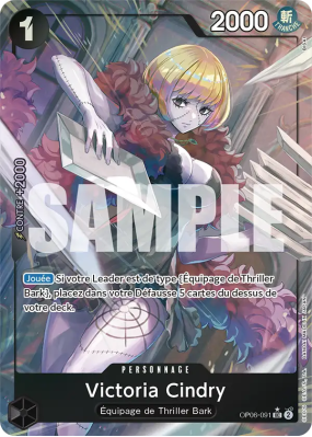 Carte One Piece Victoria Cindry OP06-091 UC ALT ART PRB01