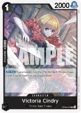 Carte One Piece Victoria Cindry OP06-091 UC PRB01