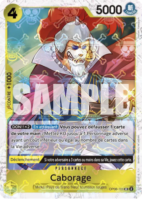 Carte One Piece Caborage OP06-100 UC JOLLY ROGER FOIL PRB01