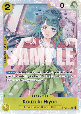 Carte One Piece Hiyori Kozuki OP06-106 SR PRB01