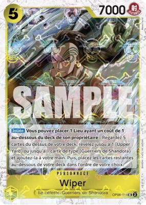 Carte One Piece Wiper OP06-114 UC JOLLY ROGER FOIL PRB01