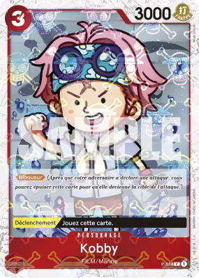 Carte One Piece Kobby P-014 P JOLLY ROGER FOIL PRB01