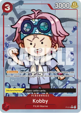 Carte One Piece Kobby P-014 P ALT ART PRB01