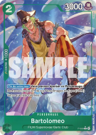 Carte One Piece Bartolomeo P-029 P ALT ART PRB01