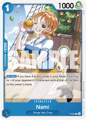 Carte One Piece Nami P-053 P PRB01