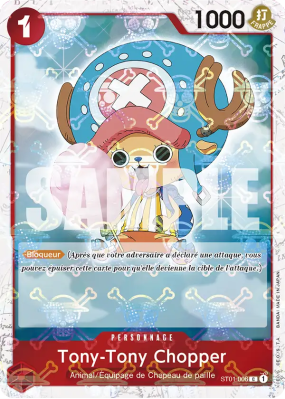Carte One Piece Tony-Tony Chopper ST01-006 C JOLLY ROGER FOIL PRB01
