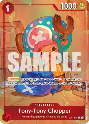 Carte One Piece Tony-Tony Chopper ST01-006 C ALT ART 2 PRB01