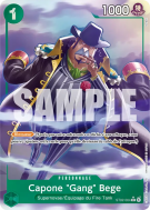 Carte One Piece Capone "Gang" Bege ST02-004 C ALT ART 2 PRB01