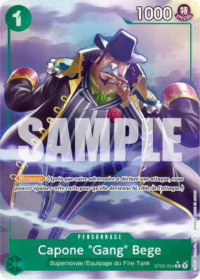 Carte One Piece Capone "Gang" Bege ST02-004 C ALT ART 2 PRB01