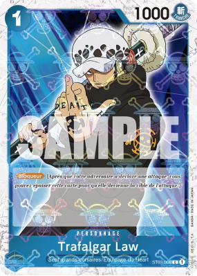 Carte One Piece Trafalgar Law ST03-008 C JOLLY ROGER FOIL PRB01
