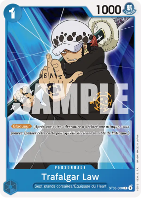 Carte One Piece Trafalgar Law ST03-008 C PRB01