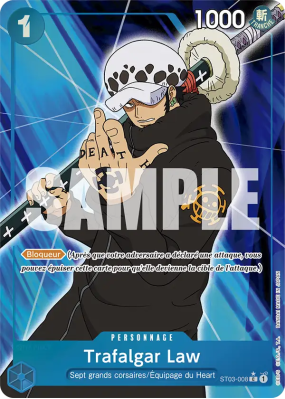Carte One Piece Trafalgar Law ST03-008 C ALT ART PRB01