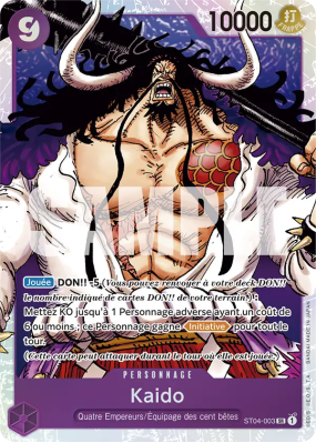 Carte One Piece Kaido ST04-003 SR PRB01