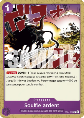 Carte One Piece Souffle ardent ST04-016 C PRB01
