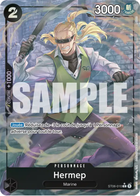 Carte One Piece Hermep ST06-010 C ALT ART PRB01