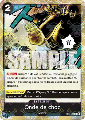 Carte One Piece Onde de choc ST06-014 C JOLLY ROGER FOIL PRB01