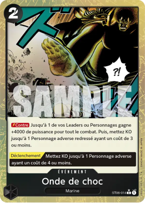 Carte One Piece Onde de choc ST06-014 C ALT ART PRB01