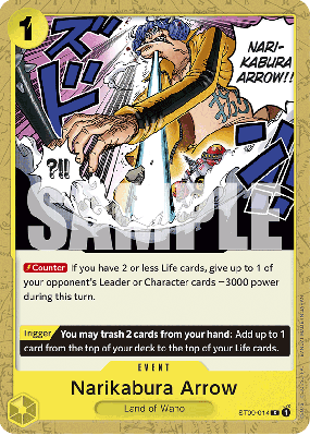 Carte One Piece Flèche sonore ST09-014 C PRB01