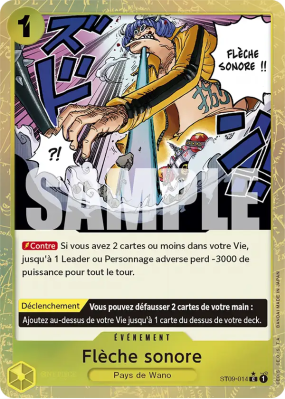 Carte One Piece Flèche sonore ST09-014 C ALT ART PRB01