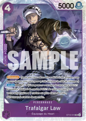 Carte One Piece Trafalgar Law ST10-010 SR PRB01