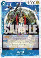 Carte One Piece Duval ST12-014 C JOLLY ROGER FOIL PRB01