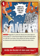Carte One Piece Arrête de discuter et viens avec nous !! EB01-009 C FOIL PRB02