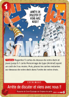 Carte One Piece Arrête de discuter et viens avec nous !! EB01-009 C PRB02